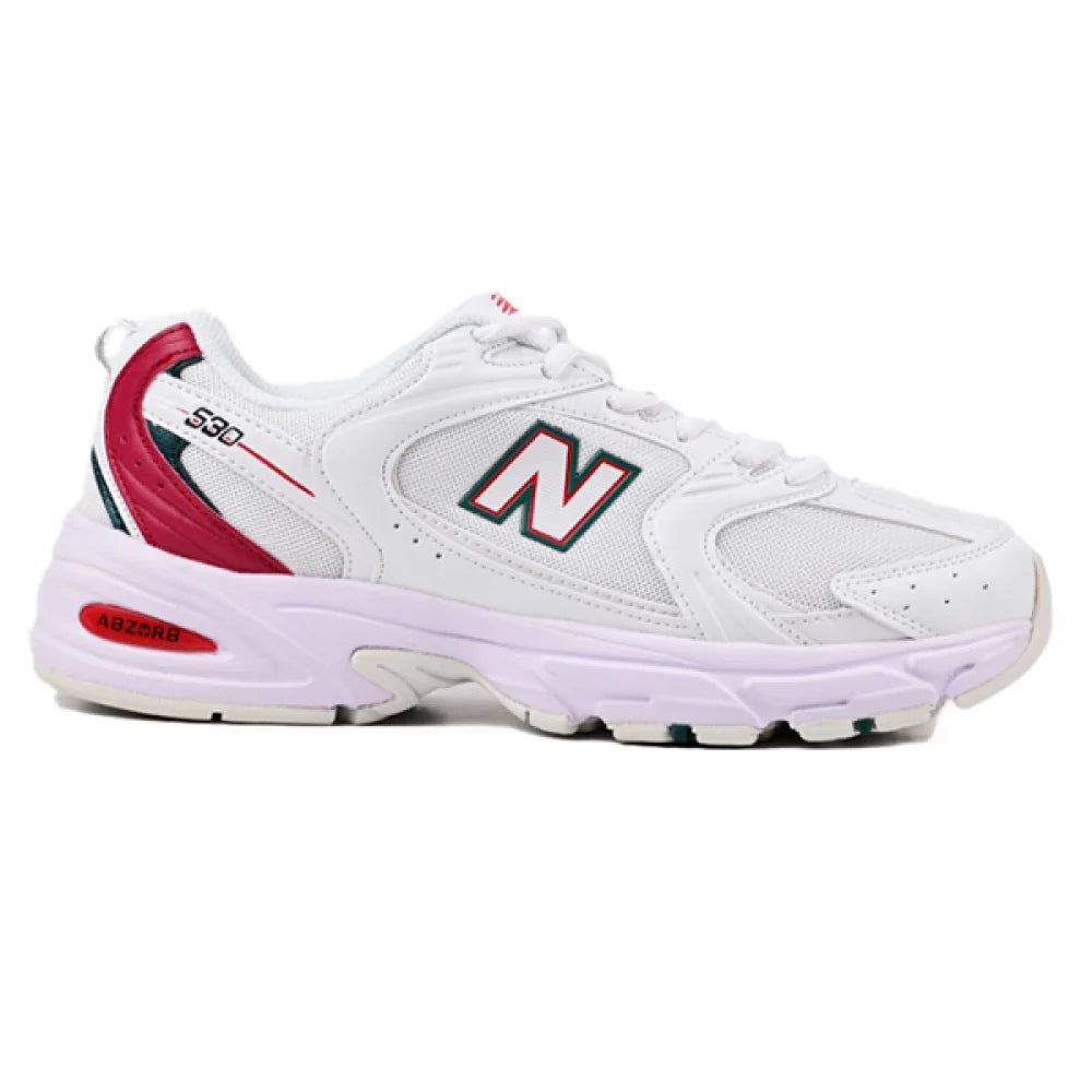 New Balance 530 Unisex Sneakers White Red