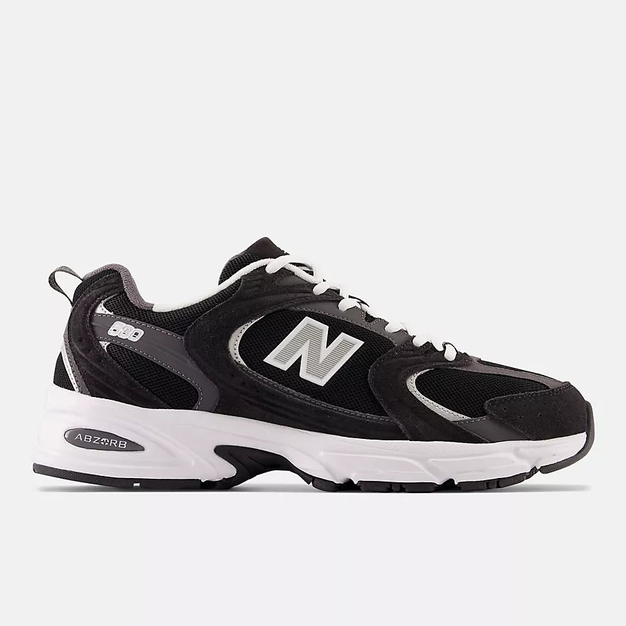 New Balance 530 BLACK with MAGNET & Silver Metallic