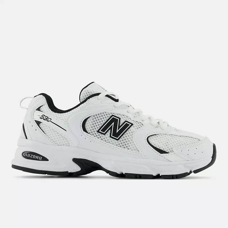 New Balance 530 WHITE with BLACK