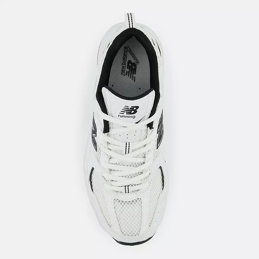 New Balance 530 WHITE with BLACK