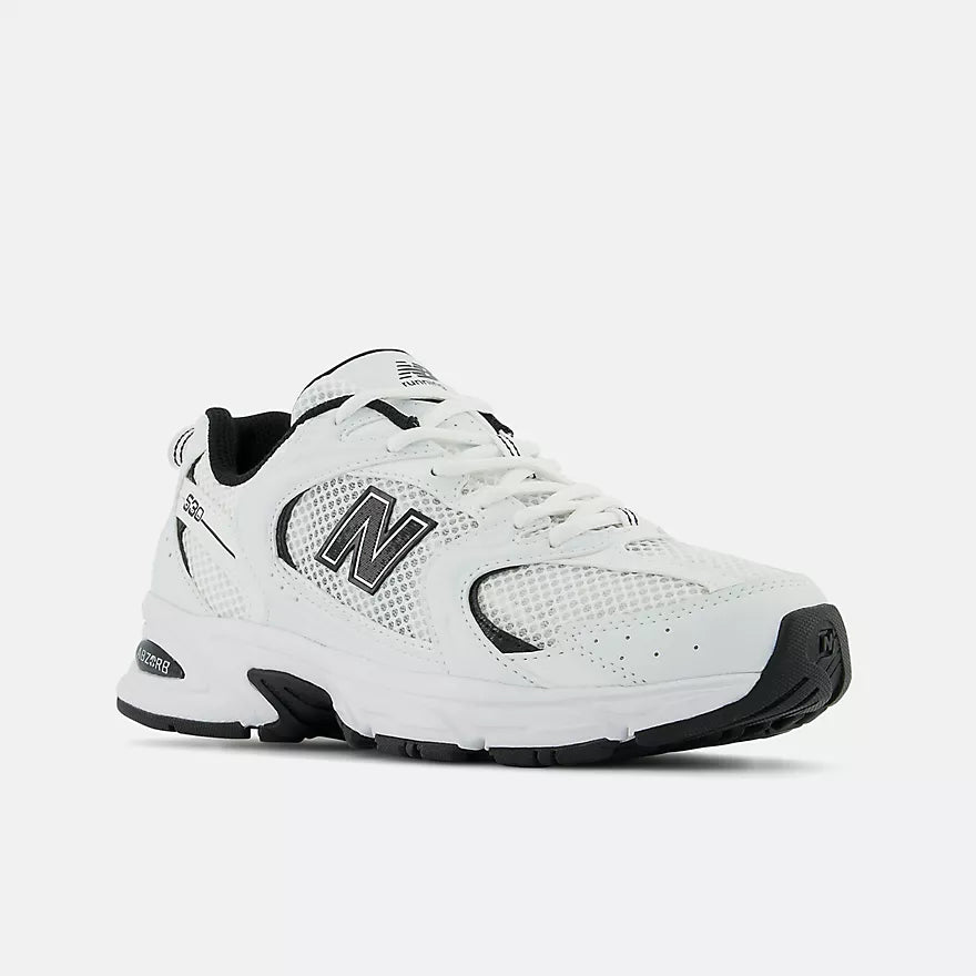 New Balance 530 WHITE with BLACK