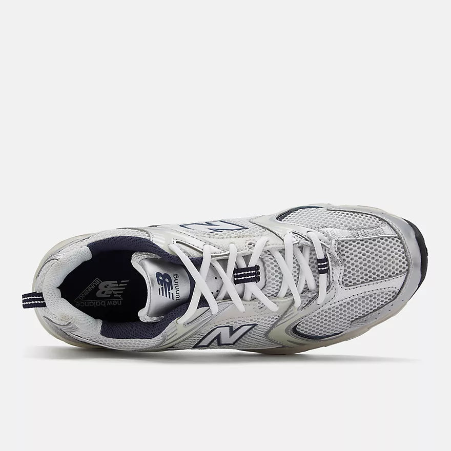 New Balance 530 SILVER METALLIC & NB Navy